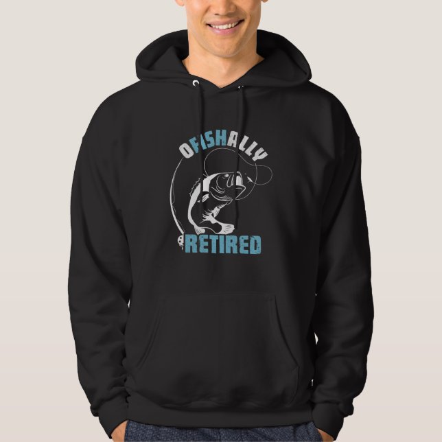 Ofishally Retired retired Senior Clothes elder age Hoodie (Vorderseite)