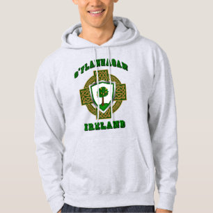 O'Flannagan/Flannagan Irischer Schild mit keltisch Hoodie