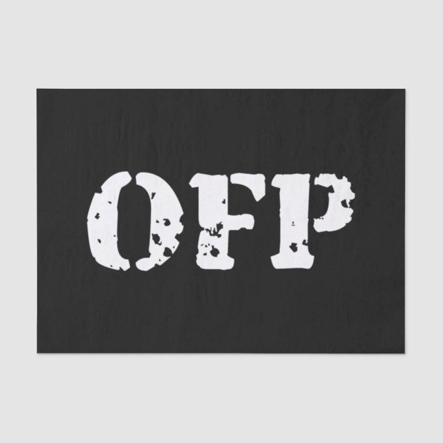 OFP SEIDENPAPIER (Vorderseite)