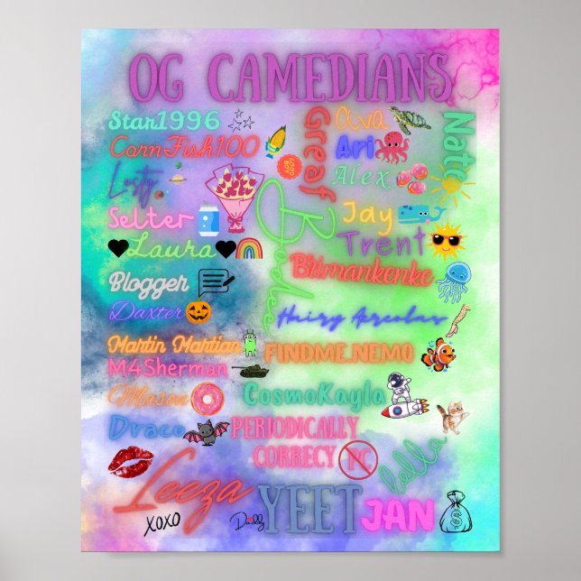 OG Camedian Poster (Vorne)