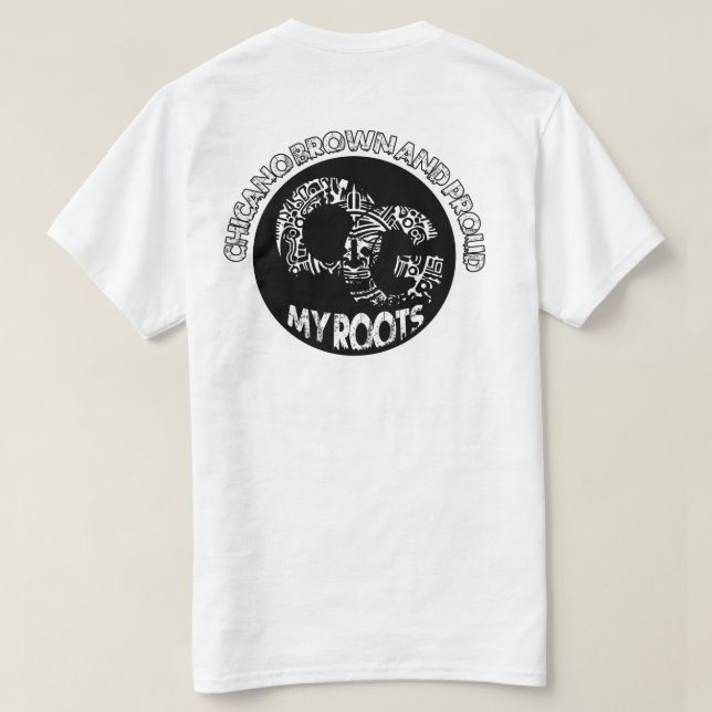OG Chicano braun und stolzes Shirt (Design Rückseite)