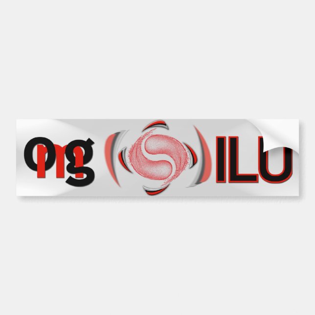 OG! ilu Autoaufkleber (Vorne)
