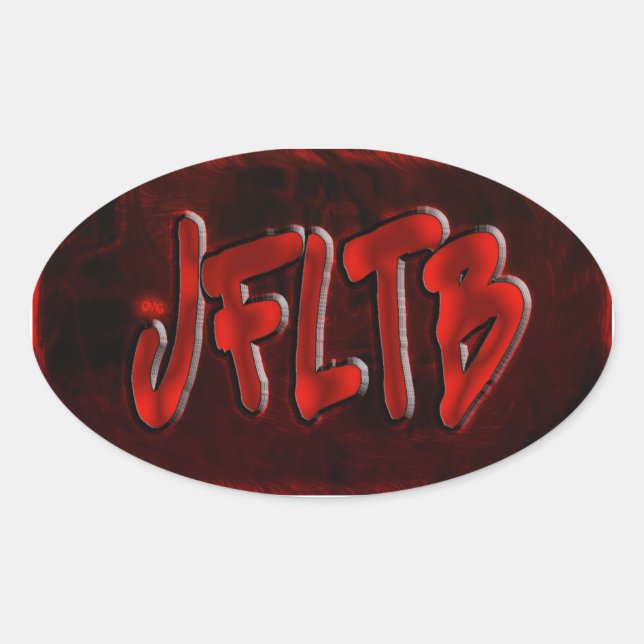 OG! Jfltb Ovaler Aufkleber (Vorderseite)