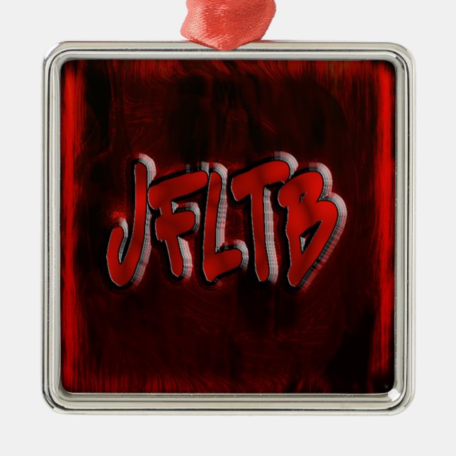 OG! Jfltb Silbernes Ornament (Vorne)