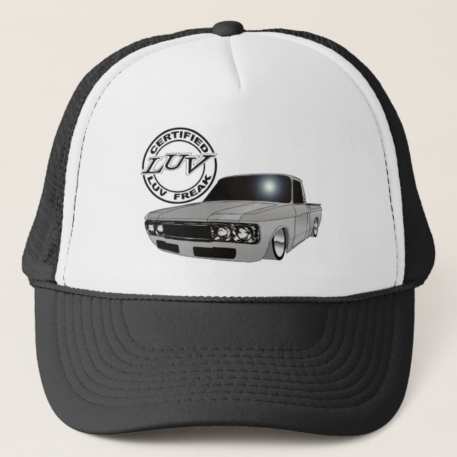 OG LUV Freak Design in Primer Truckerkappe (Vorderseite)