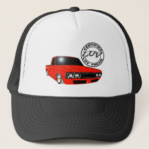 OG LUV Freak Design in Rot verlegt Truckerkappe