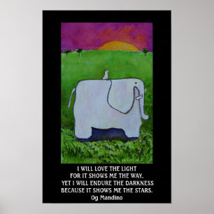 Og Mandino Zitat - POSTER