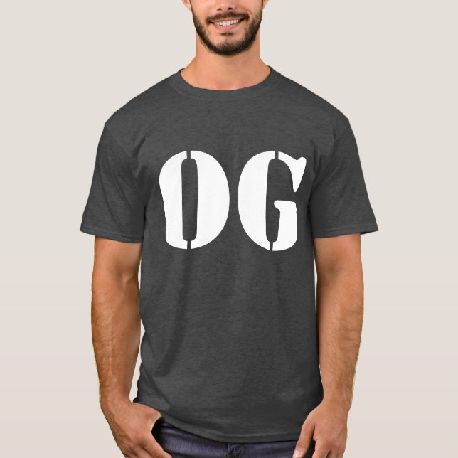 OG | ursprünglicher Gangster Gangsta T-Shirt (Vorderseite)