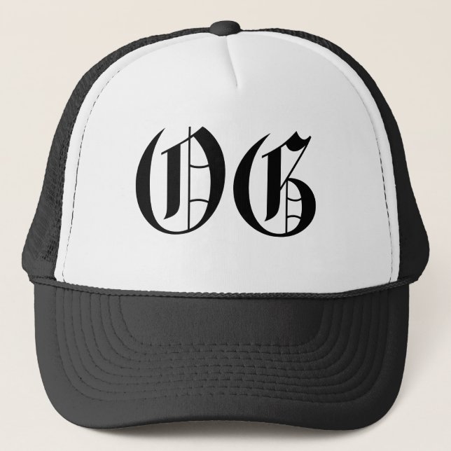 OG - Ursprünglicher Gangster Truckerkappe (Vorderseite)