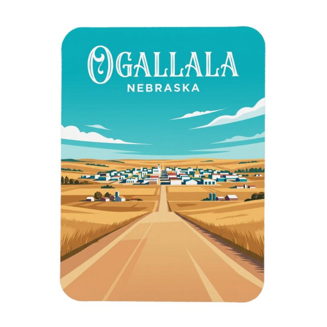 Ogallala USA Magnet (Vertikal)