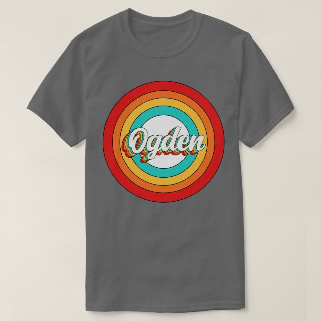 Ogden Name Shirt Vintag Ogden Circle (Design vorne)
