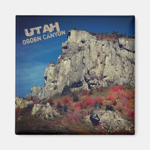Ogden Schlucht, Norther-Utah-Felsen-Klippen Magnet