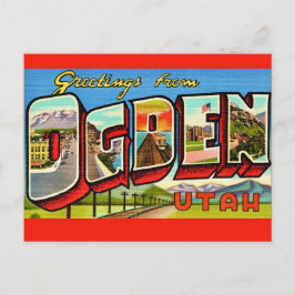 Ogden Utah Retro-Postkarte Postkarte