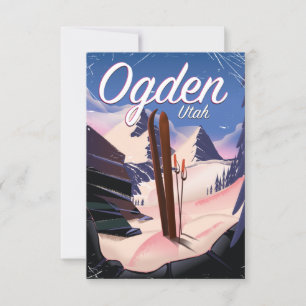 Ogden, Utah Ski-Poster