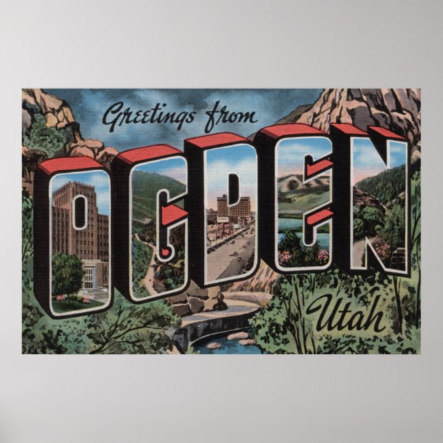 Ogden, UtahLarge Letter ScenesOgden, UT 2 Poster (Vorne)