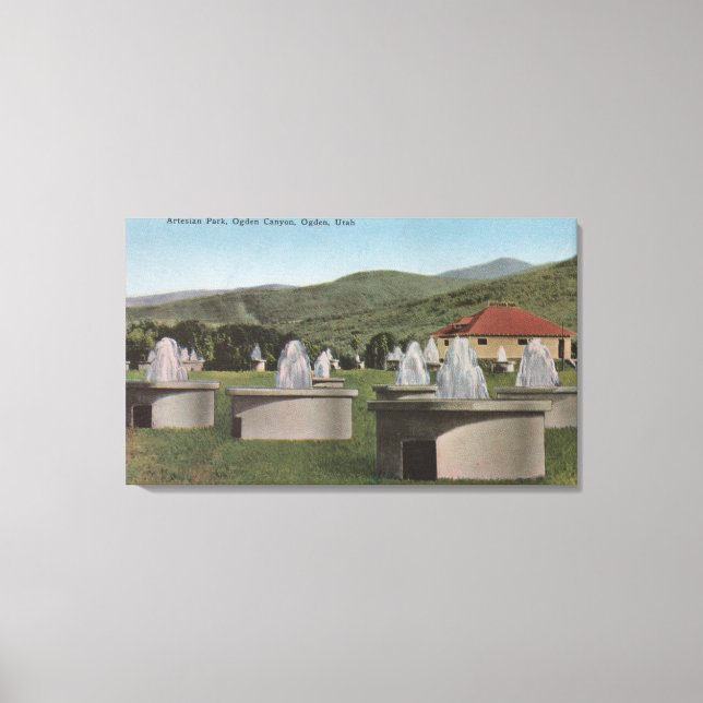 Ogden, UtahView of Artesian ParkOgden, Utah Leinwanddruck (Vorderseite)