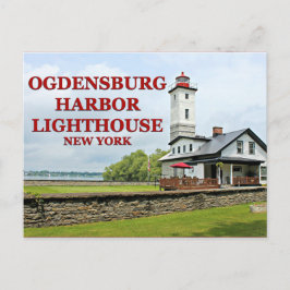 Ogdensburg Harbour Lighthouse, New York Postcard Postkarte