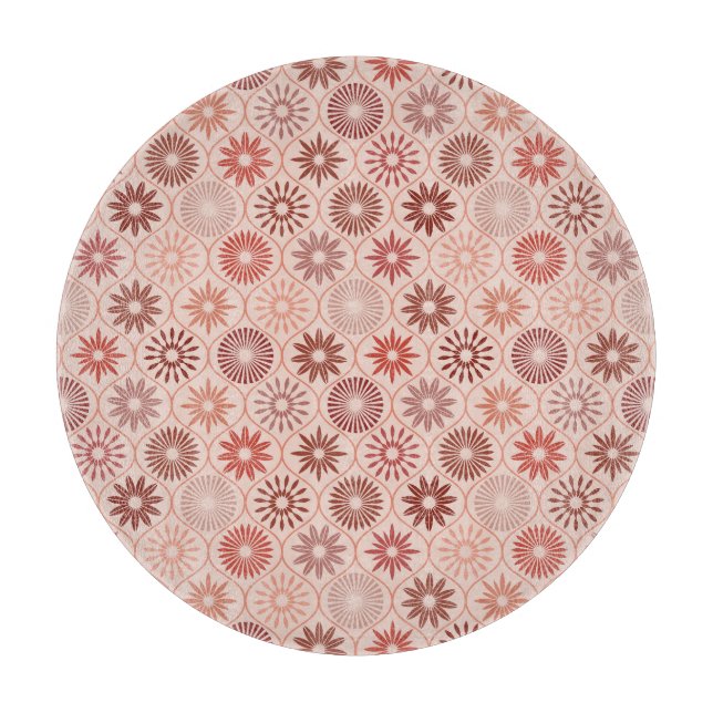 Ogee Boho Blume Schneidebrett (Vorderseite)