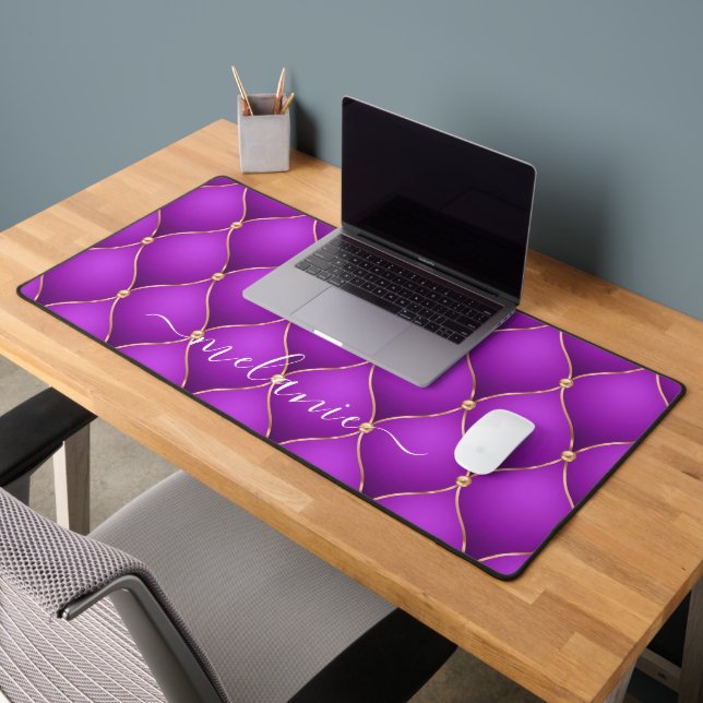 Ogee Gold Diamond Tufté violet violet violet Nom p (Bureau 2)