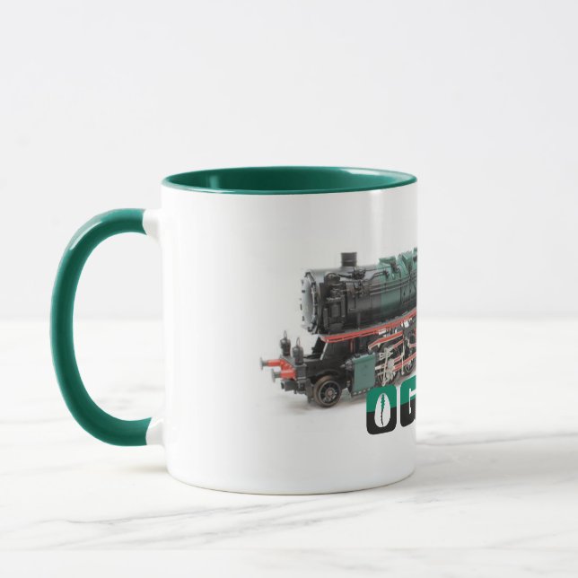 Oggun mug Two Tone avec train (Gauche)