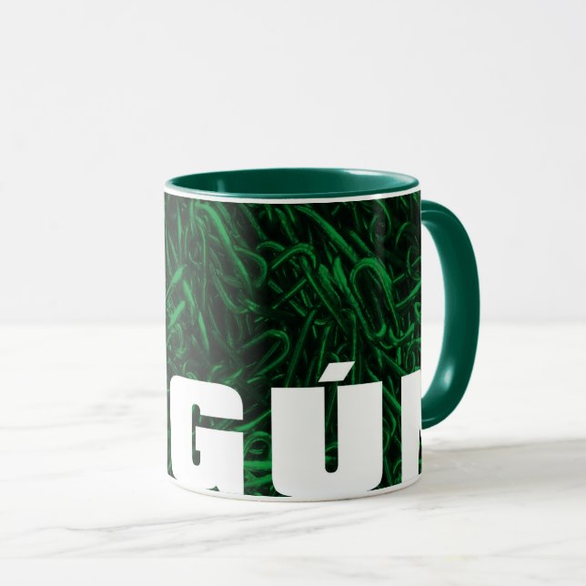 Oggun und grüne Kette Tasse (VorderseiteRechts)