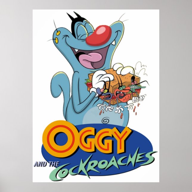 Oggy und die Kakerlaken Poster (Vorne)
