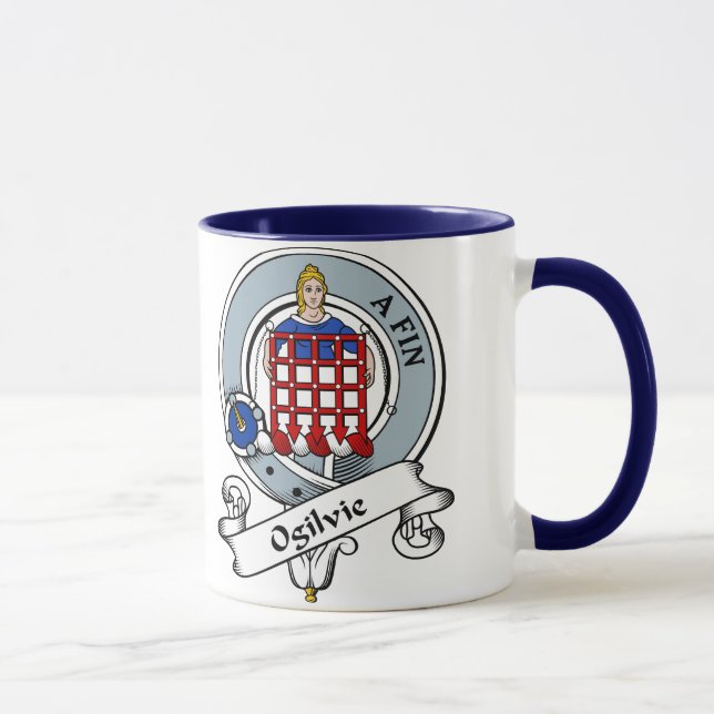 Ogilvie Clan-Abzeichen Tasse (Rechts)