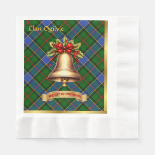 Ogilvie Personalisiert Tartan Christmas Serviette