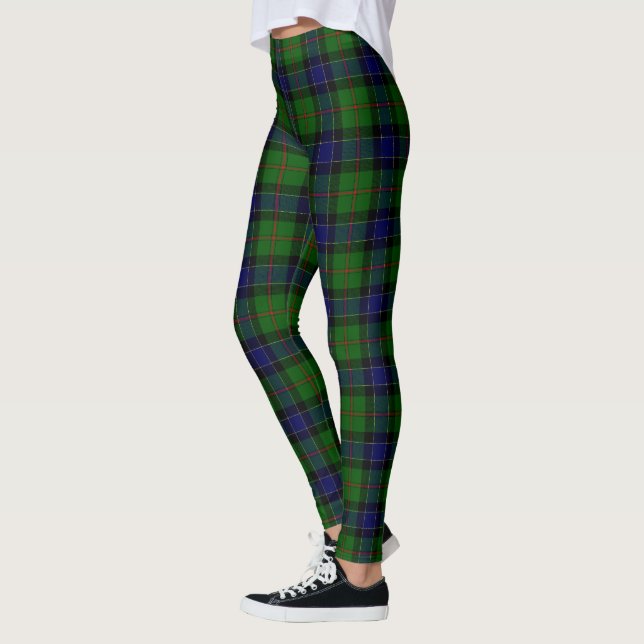 Ogilvie Tartan Blau kariert Leggings (Links)