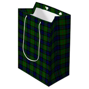 Ogilvie Tartan Blau kariert Mittlere Geschenktüte