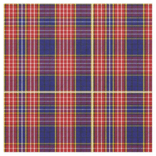 Ogilvy Tartan Print Stoff (Nahaufnahme)