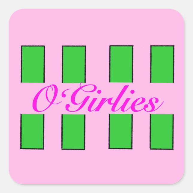 O'Girlies Sticker (Vorderseite)