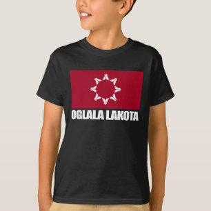 Oglala Lakota Flaggen-Kleid T-Shirt