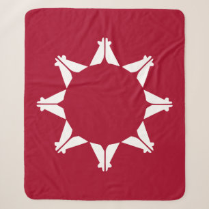 Oglala Lakota Sioux Fahne Sherpadecke