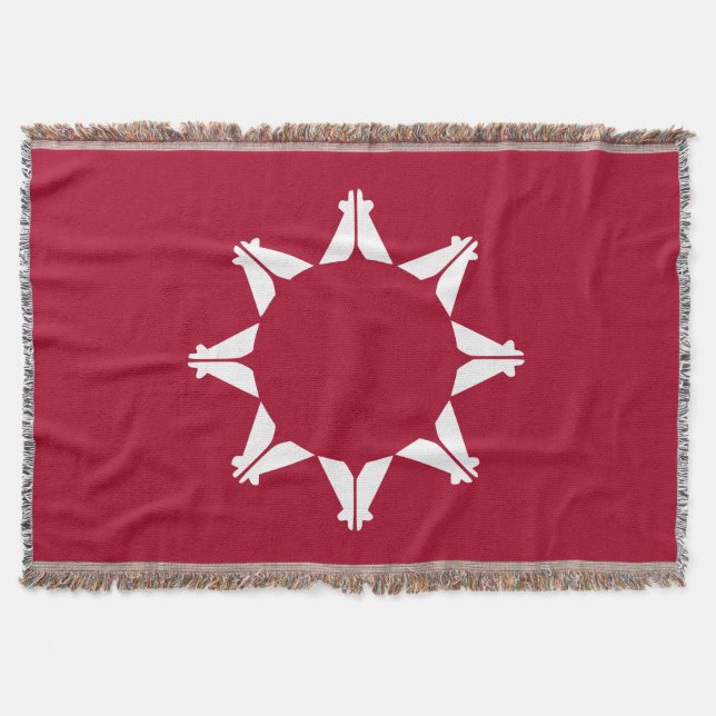 Oglala Lakota Sioux Flag Decke (Vorderseite)