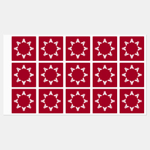 Oglala Lakota Sioux Flag Etiketten