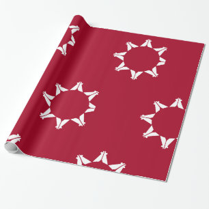 Oglala Lakota Sioux Flag Geschenkpapier