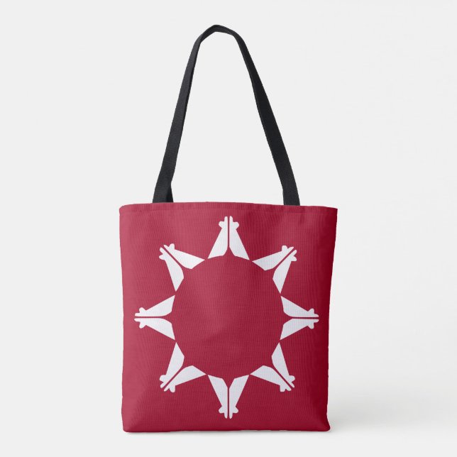 Oglala Lakota Sioux Flag Tasche (Rückseite)