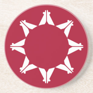 Oglala Lakota Sioux-Flagge Getränkeuntersetzer