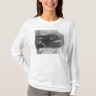 Oglala Leiter "rote Wolke" und "amerikanisches T-Shirt