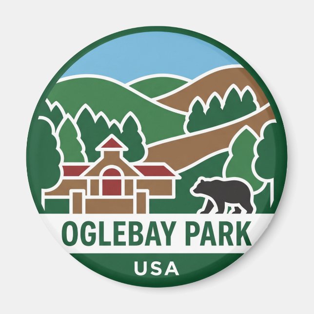 Oglebay Park USA Magnet (Vorne)