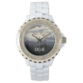 OGM ~ Sunset Kristall Armbanduhr