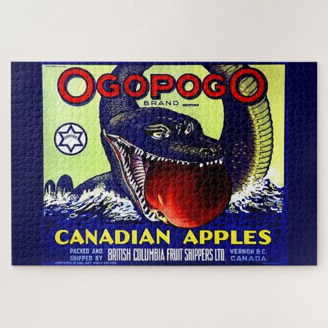 Ogopogo Kanadischer Äpfel Obstkaffee (Horizontal)