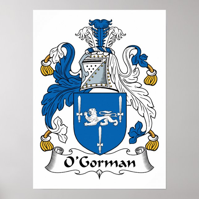 O'Gorman Familienwappen Poster (Vorne)