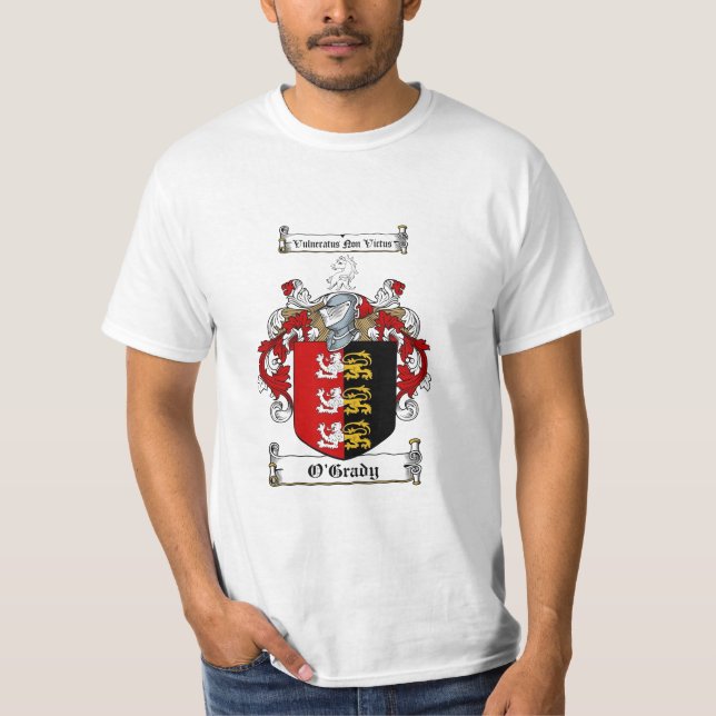 O'Grady-Familienwappen - O'Grady-Wappen T-Shirt (Vorderseite)
