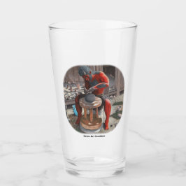 Ogre Spinning Pottery Wheel Fantasy Art Glass Glas