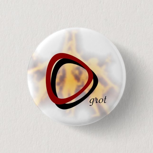 Ogrotta Logo-Knopf Button (Vorderseite)