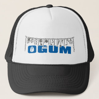 Ogum-LKW-Hut, schwarz und weiß Truckerkappe