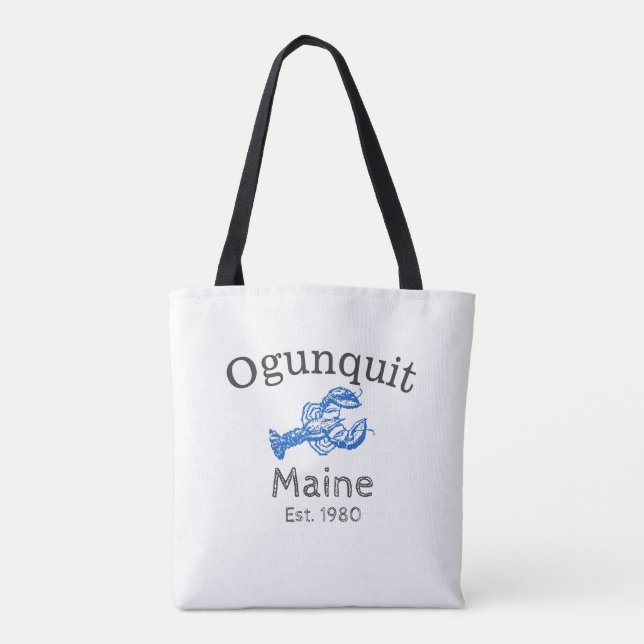 Ogunquit Maine Hummer-Taschen-Tasche Tasche (Rückseite)
