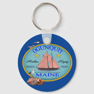Ogunquit    MaineT-Shirt Schlüsselanhänger